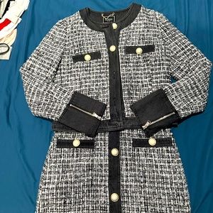 Beautiful Guess by Marciano Tweed suit